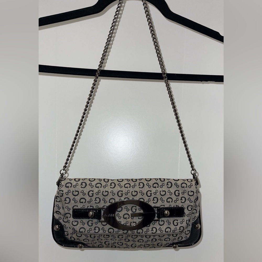 Guess Black and Gray Women's Bag